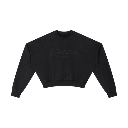 Flawless Women’s Vintage Washed Cropped Sweatshirt