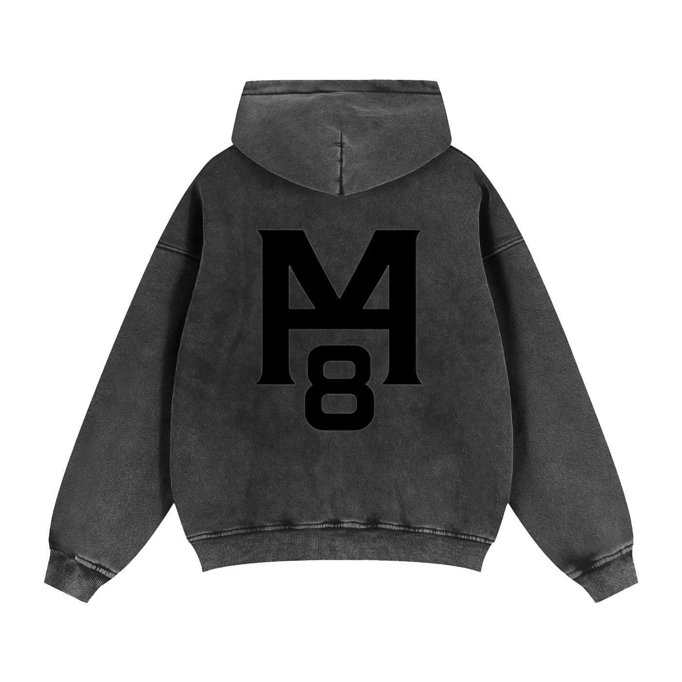 Motive Eight Zip-Through Boxy Hoodie
