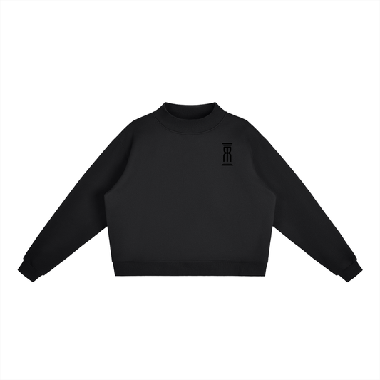 M8 Essential Fleece Mock Neck Crew — Time Edition