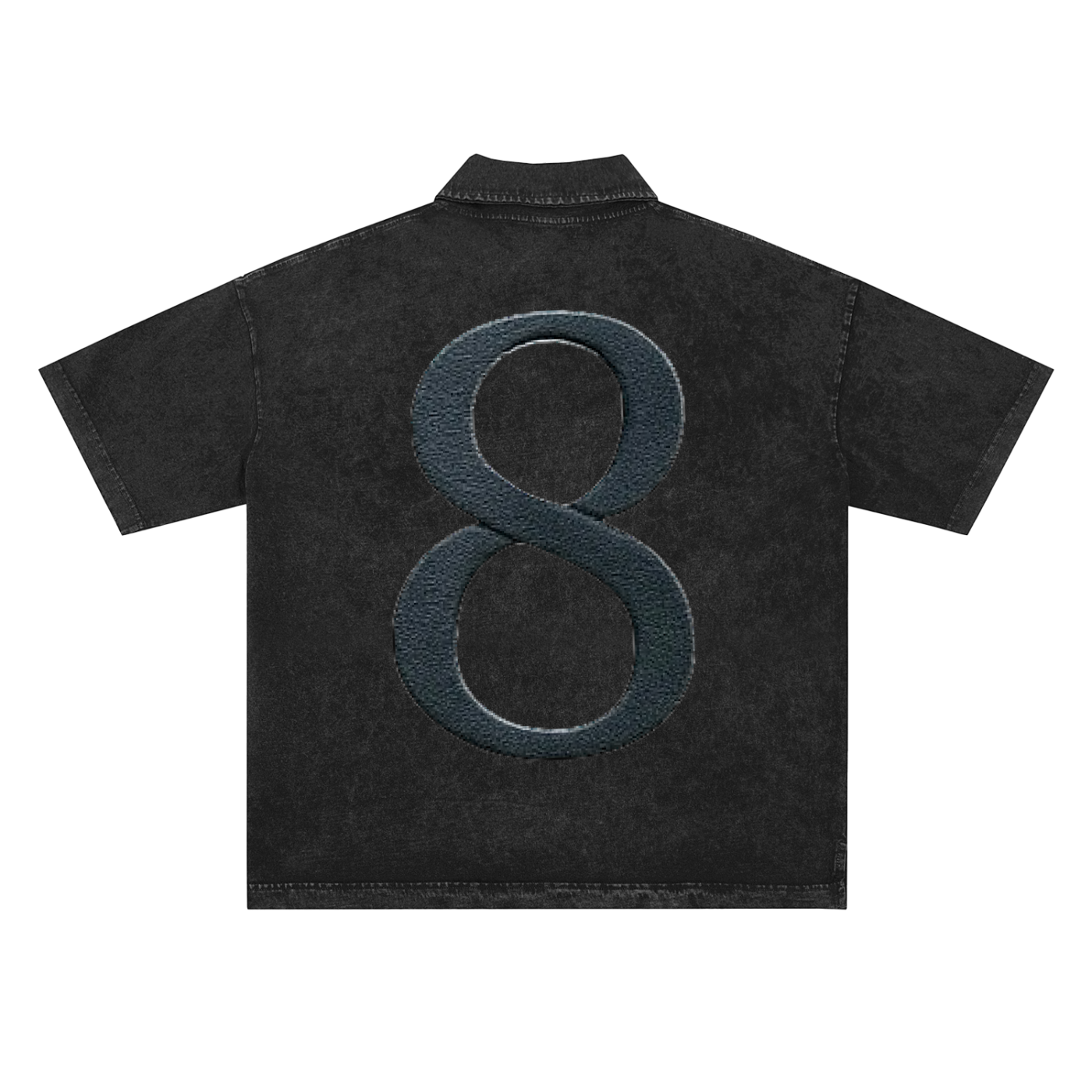 Motive Eight Snow-Washed Tape Polo