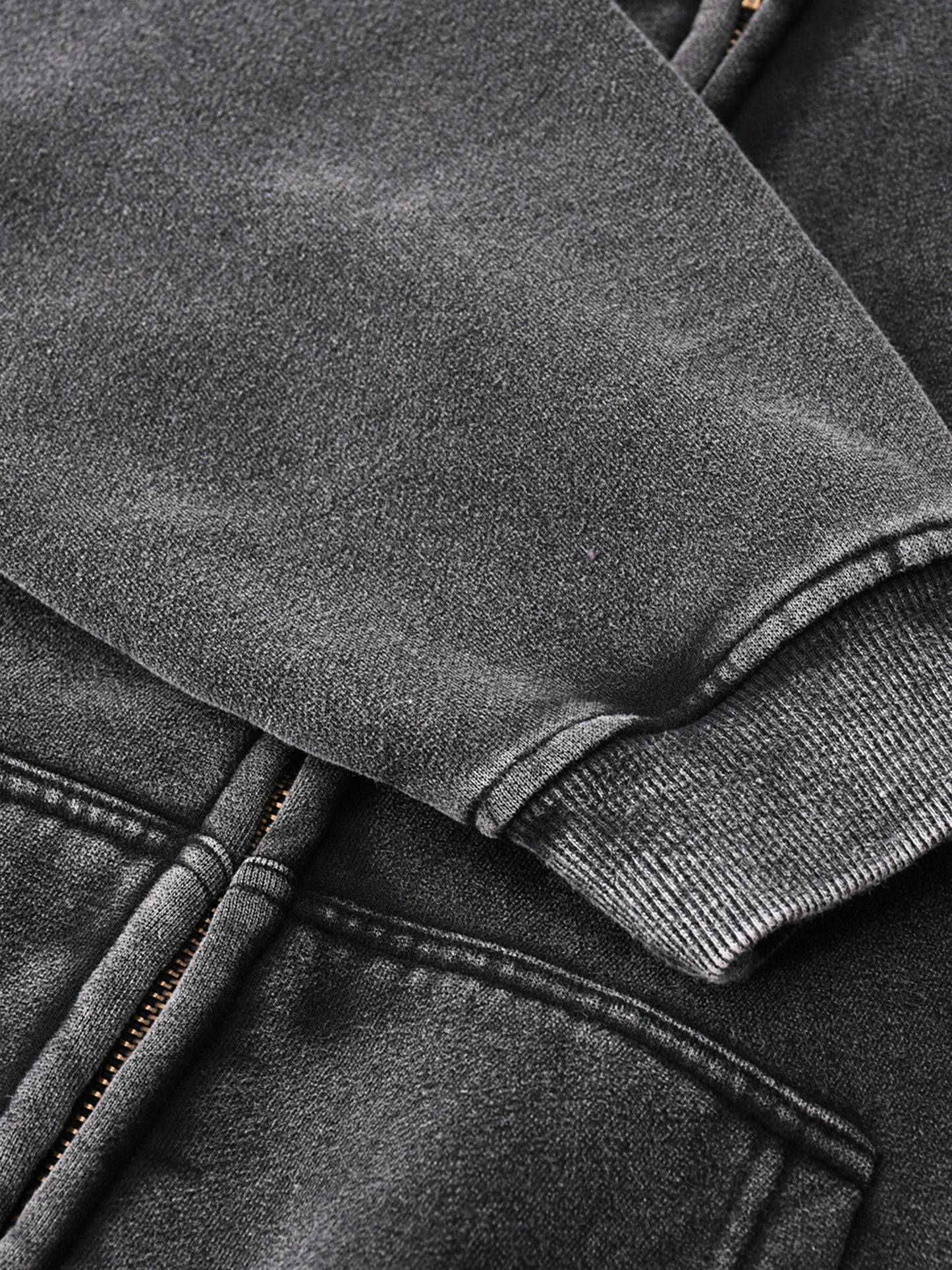 Motive Eight Zip-Through Boxy Hoodie