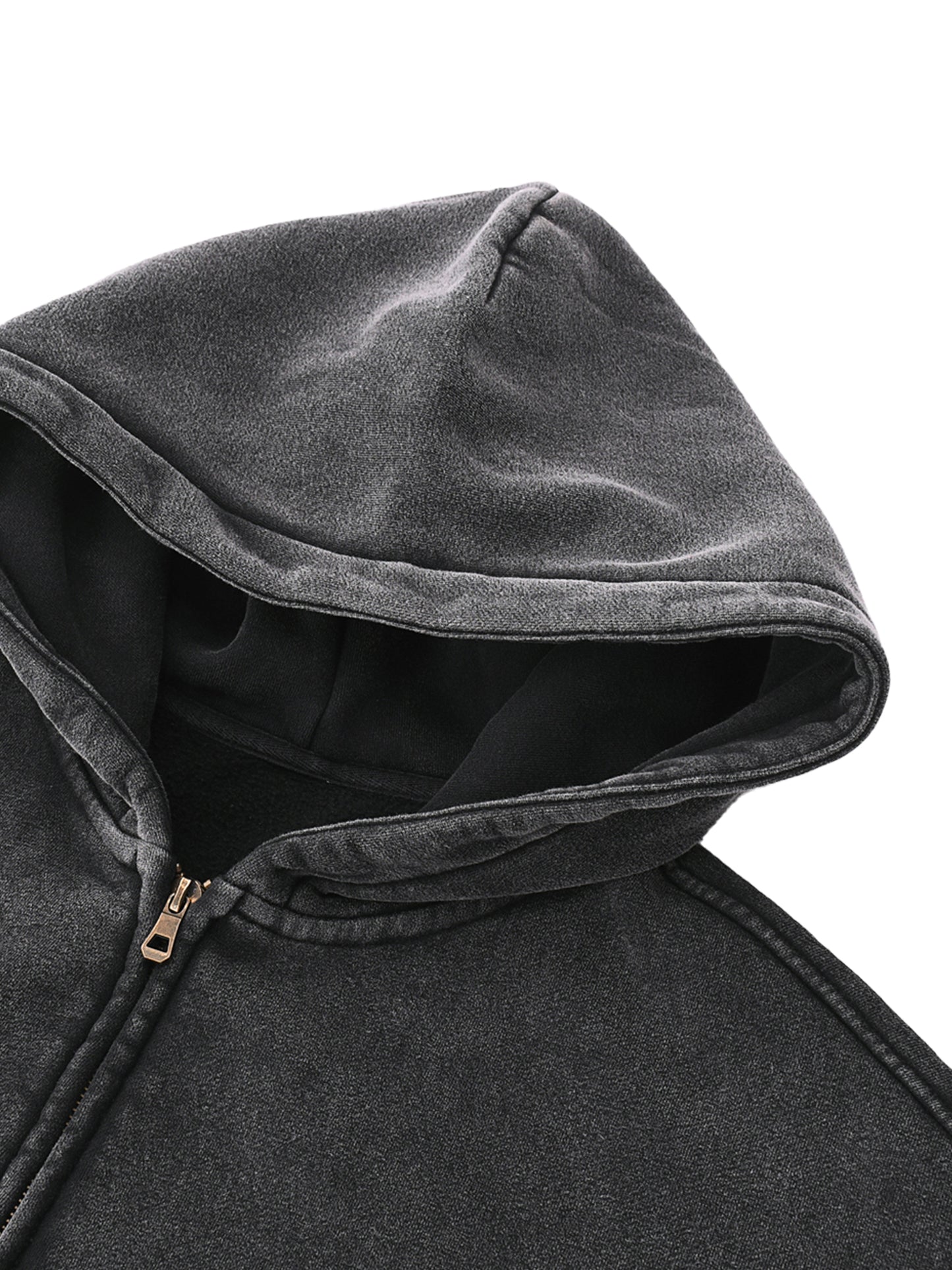 Motive Eight Zip-Through Boxy Hoodie