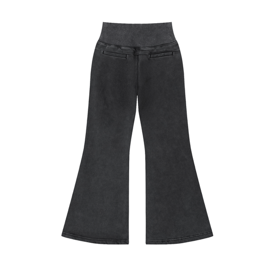 Women’s Vintage Washed Flared Fleece Pants —  Consequence