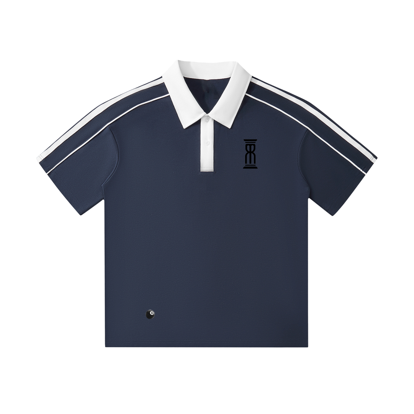 M8 Essential Short-Sleeve Polo — Hourglass Minimal Edition