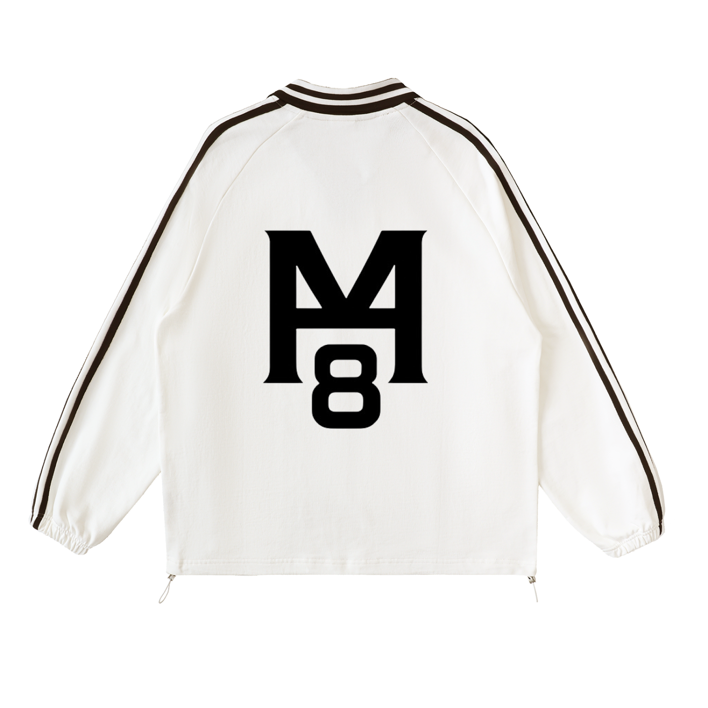 M8 Contrast Collar Long-Sleeve Polo — Rosary Edition