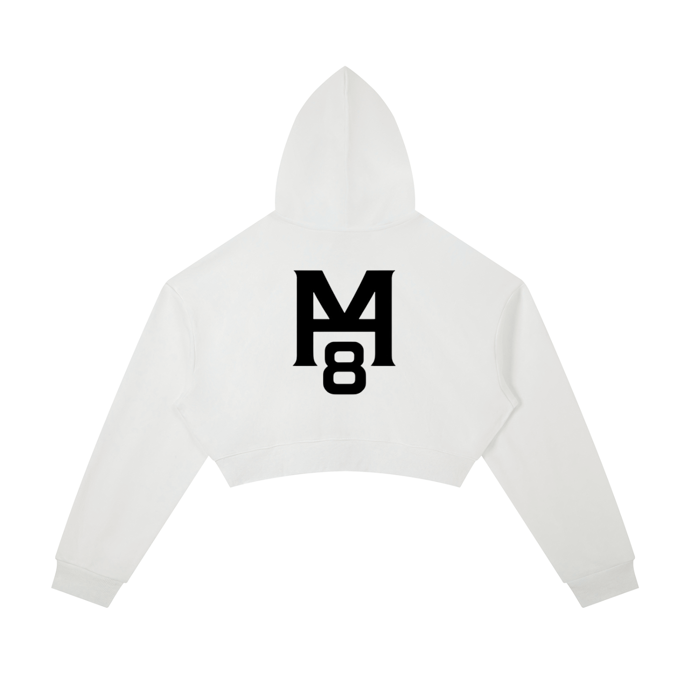 M8 Essential Cropped Zip-Up Hoodie — Time Edition (Women’s)