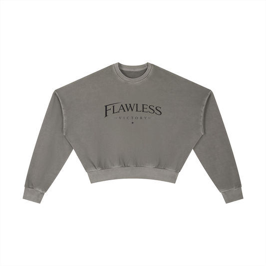 Flawless Women’s Vintage Washed Cropped Sweatshirt