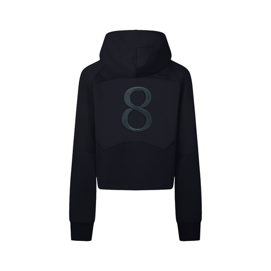 Women’s Crop Zip Hoodie – Elevated Grind Edition