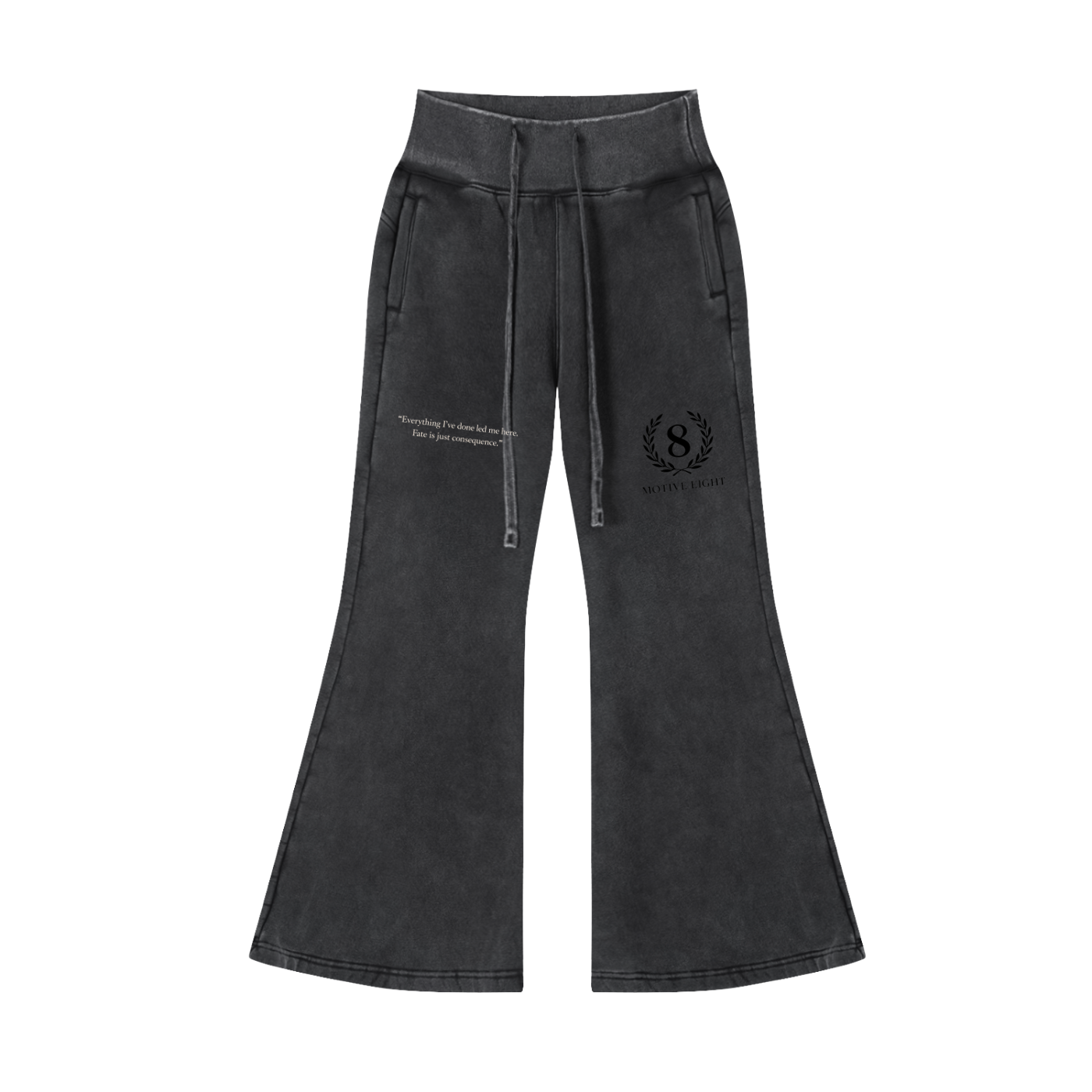 Women’s Vintage Washed Flared Fleece Pants —  Consequence