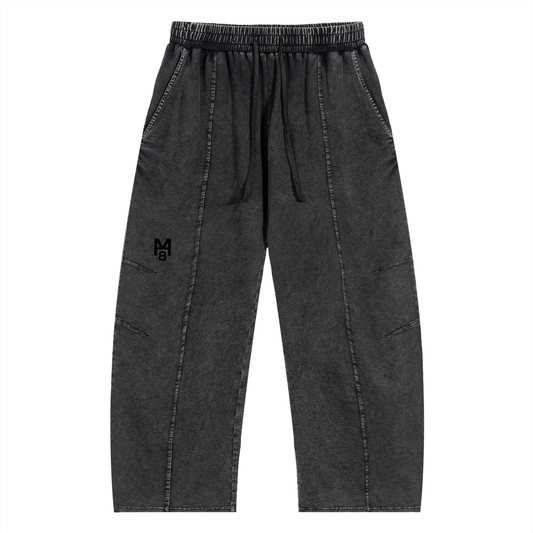 M8 Snow Washed Drawstring Cotton Pants — Balance Edition