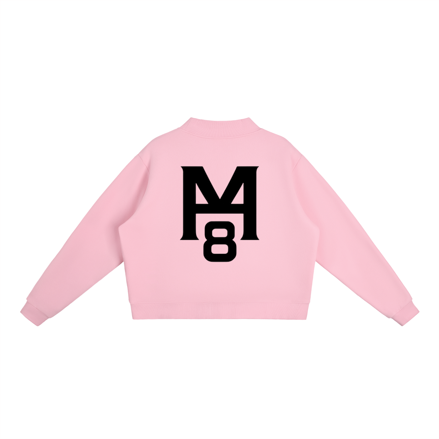 M8 Essential Fleece Mock Neck Crew — Time Edition
