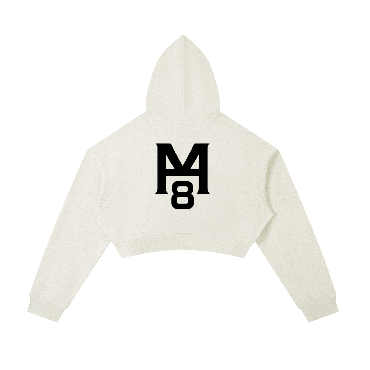 M8 Essential Cropped Zip-Up Hoodie — Time Edition (Women’s)