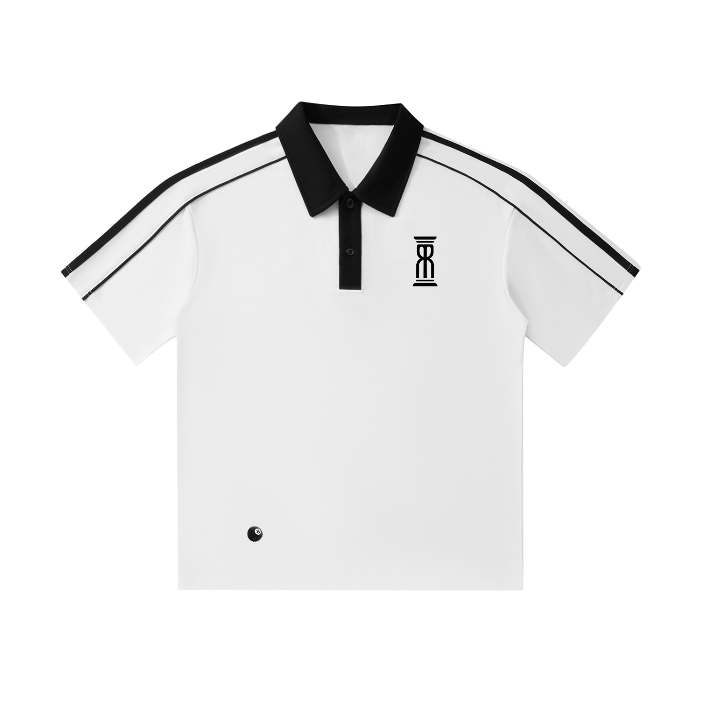 M8 Essential Short-Sleeve Polo — Hourglass Minimal Edition