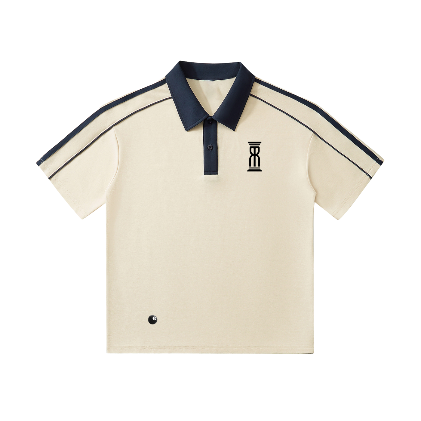 M8 Essential Short-Sleeve Polo — Hourglass Minimal Edition