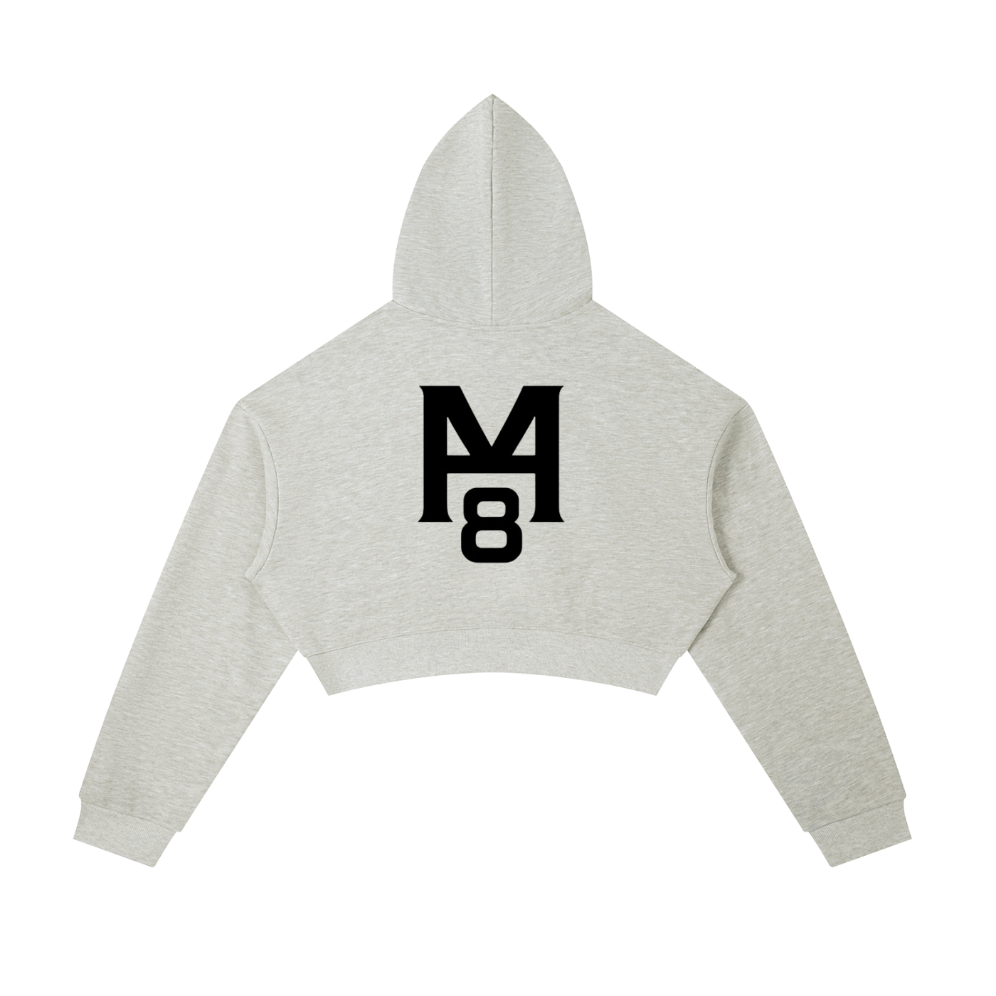 M8 Essential Cropped Zip-Up Hoodie — Time Edition (Women’s)