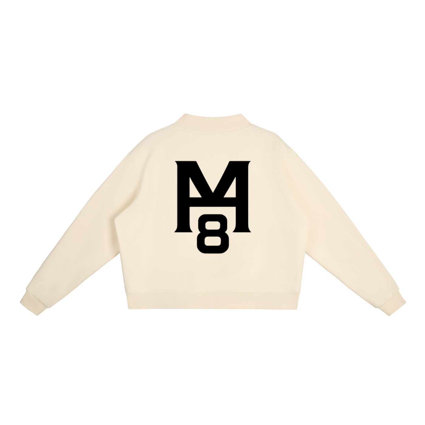 M8 Essential Fleece Mock Neck Crew — Time Edition