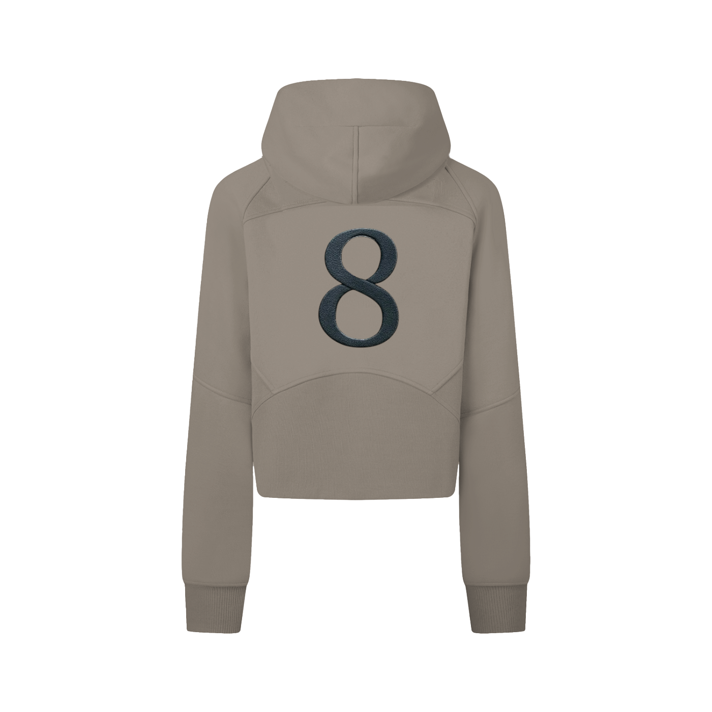 Women’s Crop Zip Hoodie – Elevated Grind Edition