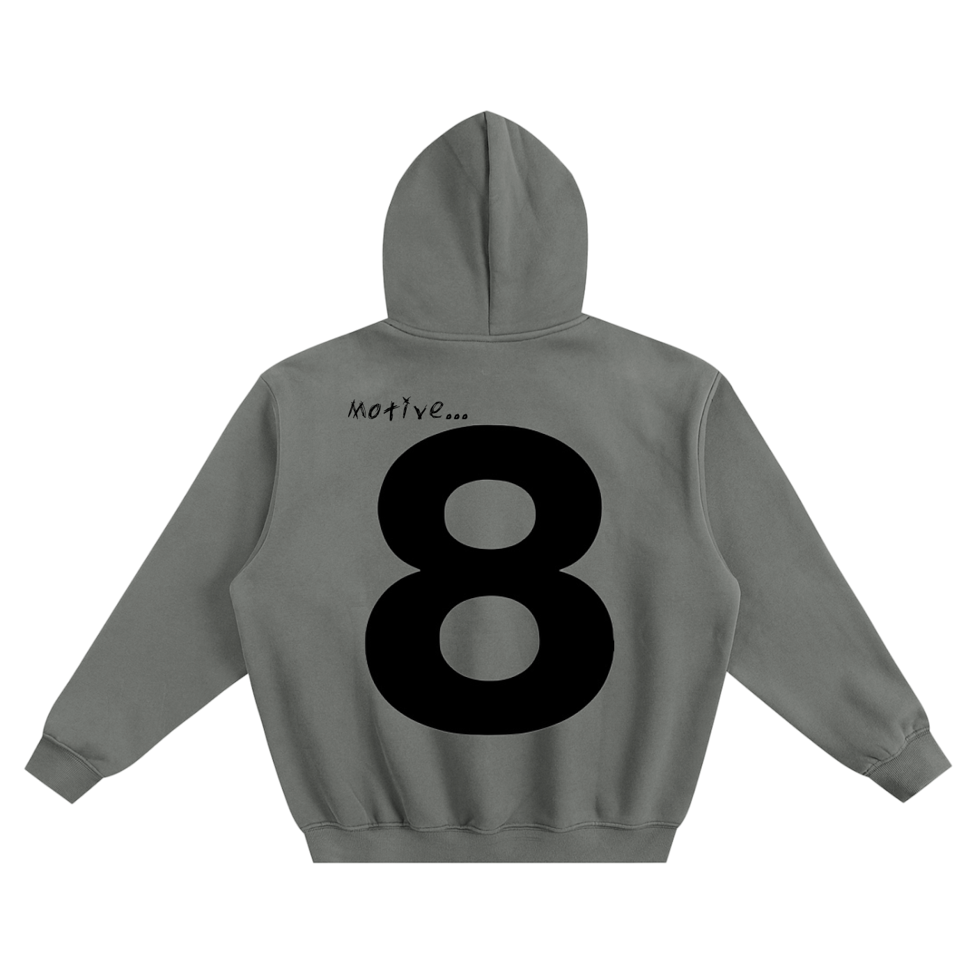 Motive Eight Boxy Fleece Hoodie
