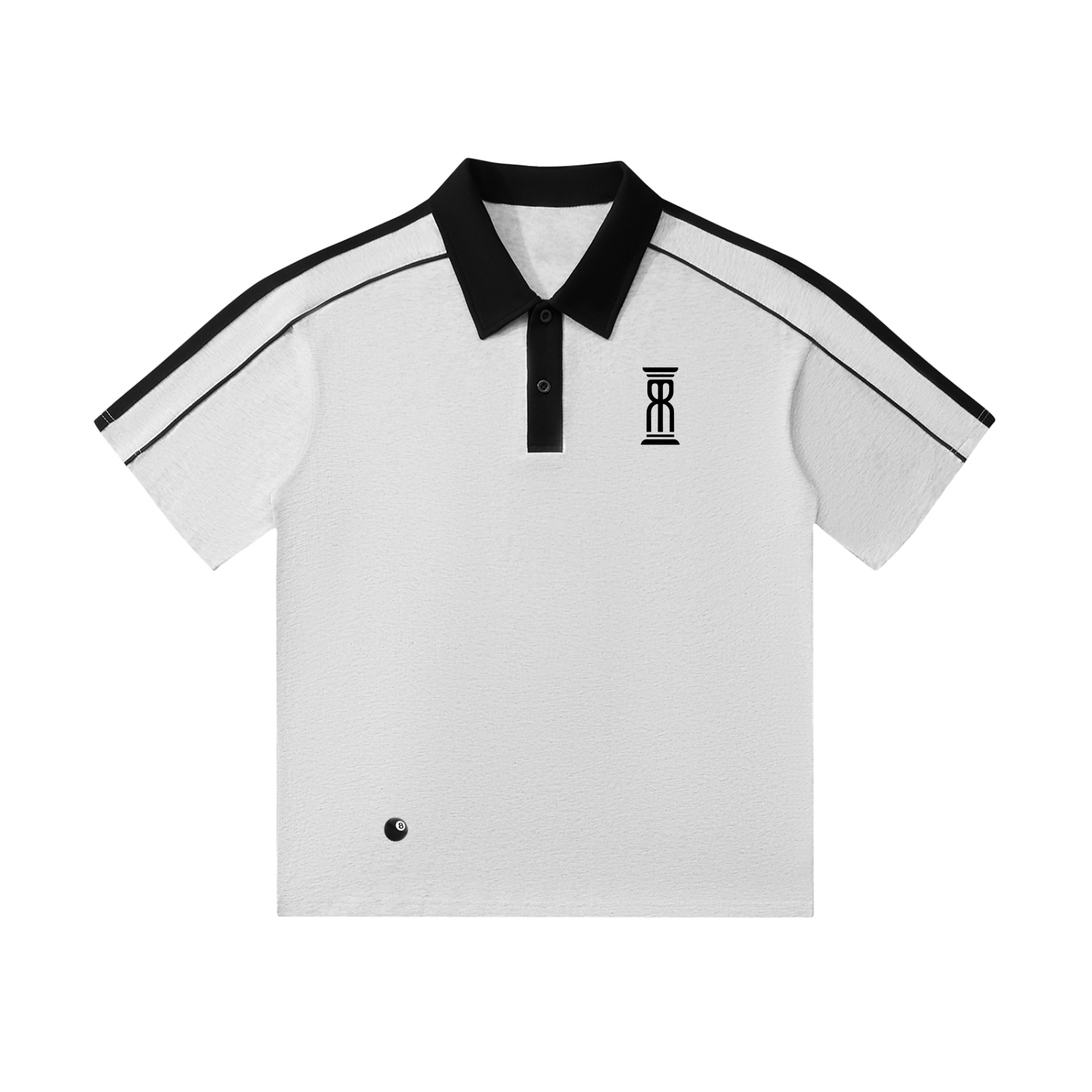 M8 Essential Short-Sleeve Polo — Hourglass Minimal Edition