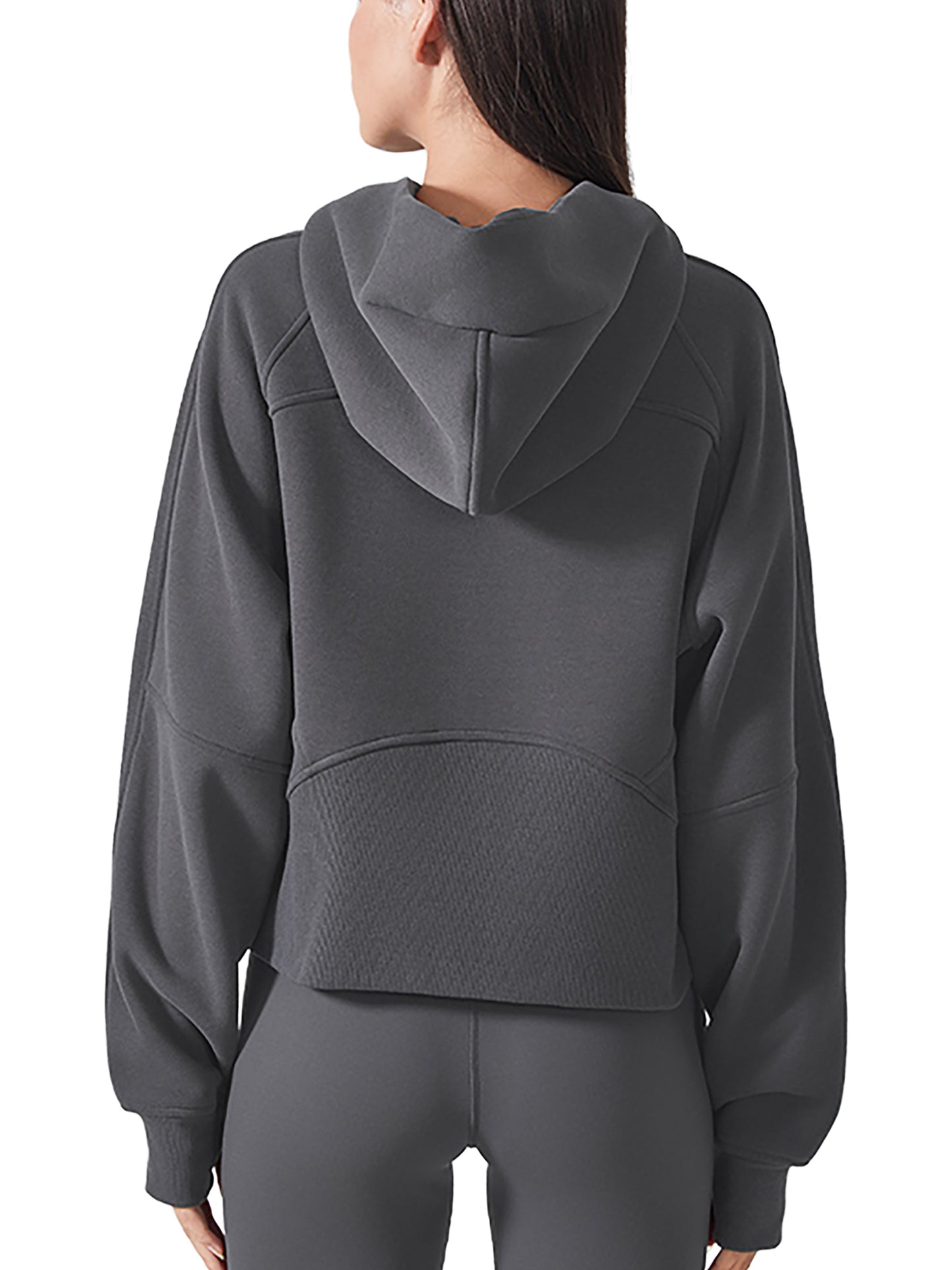 Women’s Crop Zip Hoodie – Elevated Grind Edition