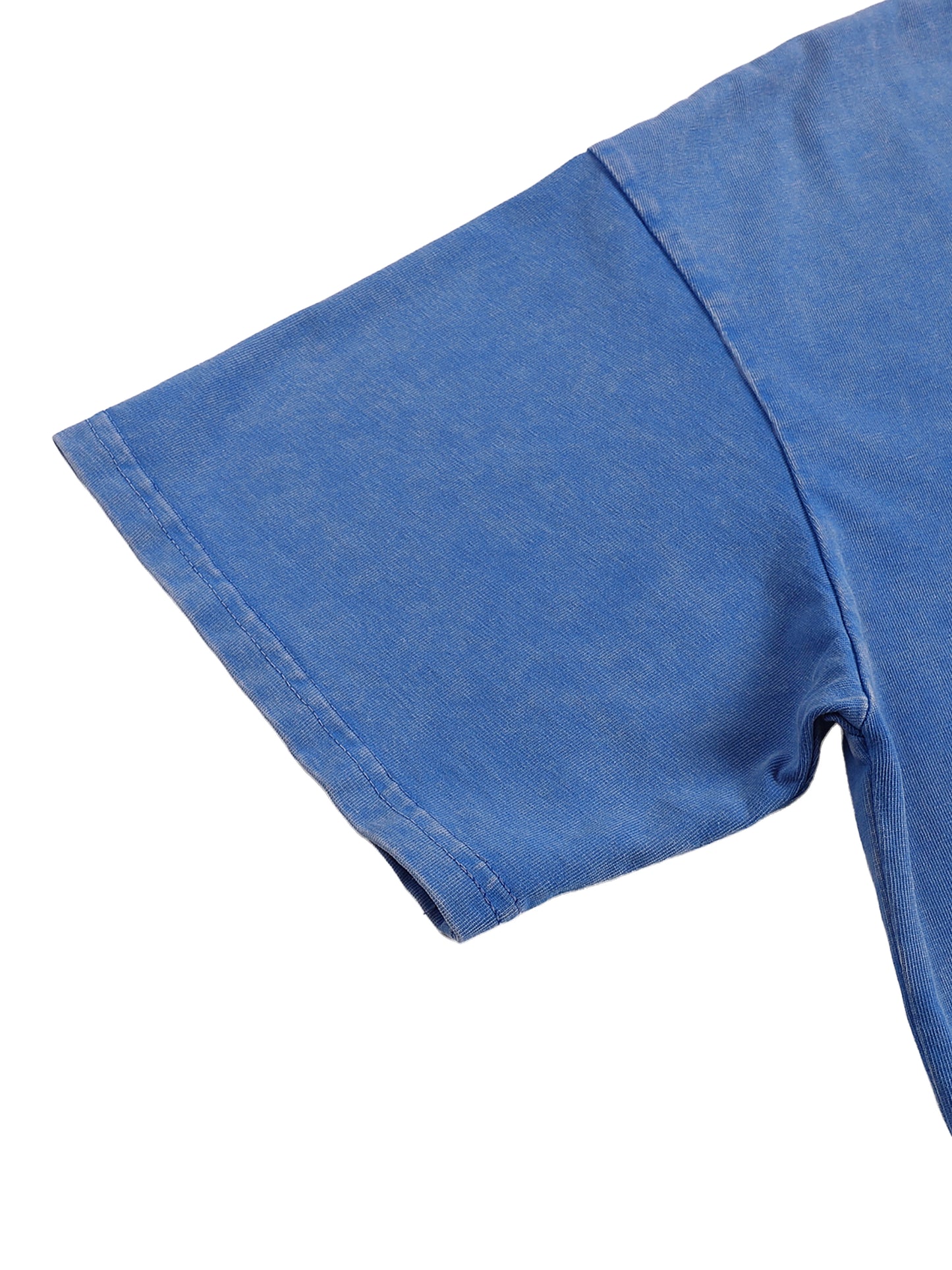 Acid-Washed Oversized Tee – Back 8Ball Statement