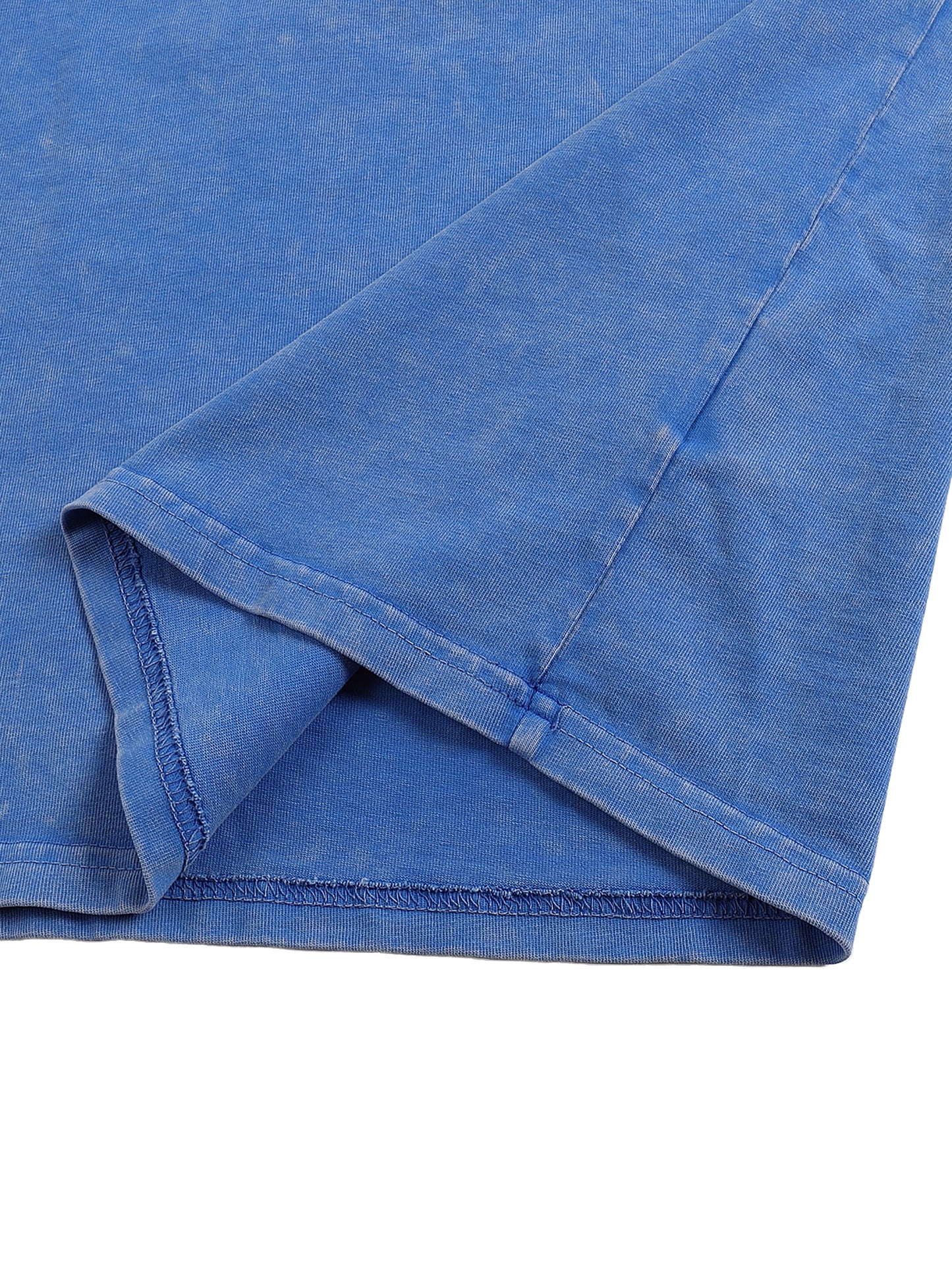 Acid-Washed Oversized Tee – Back 8Ball Statement