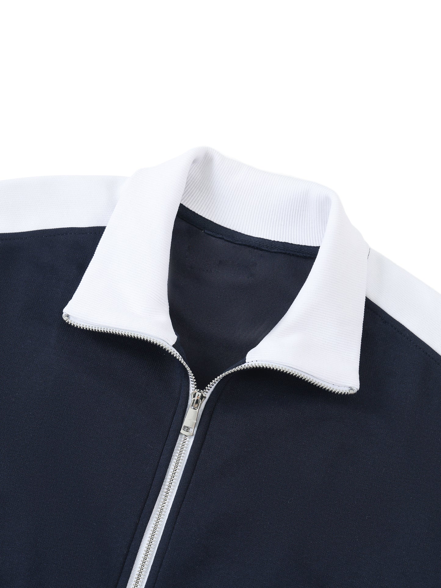 M8 Contrast Trim Stand Collar Jacket — Rosary Balance Edition