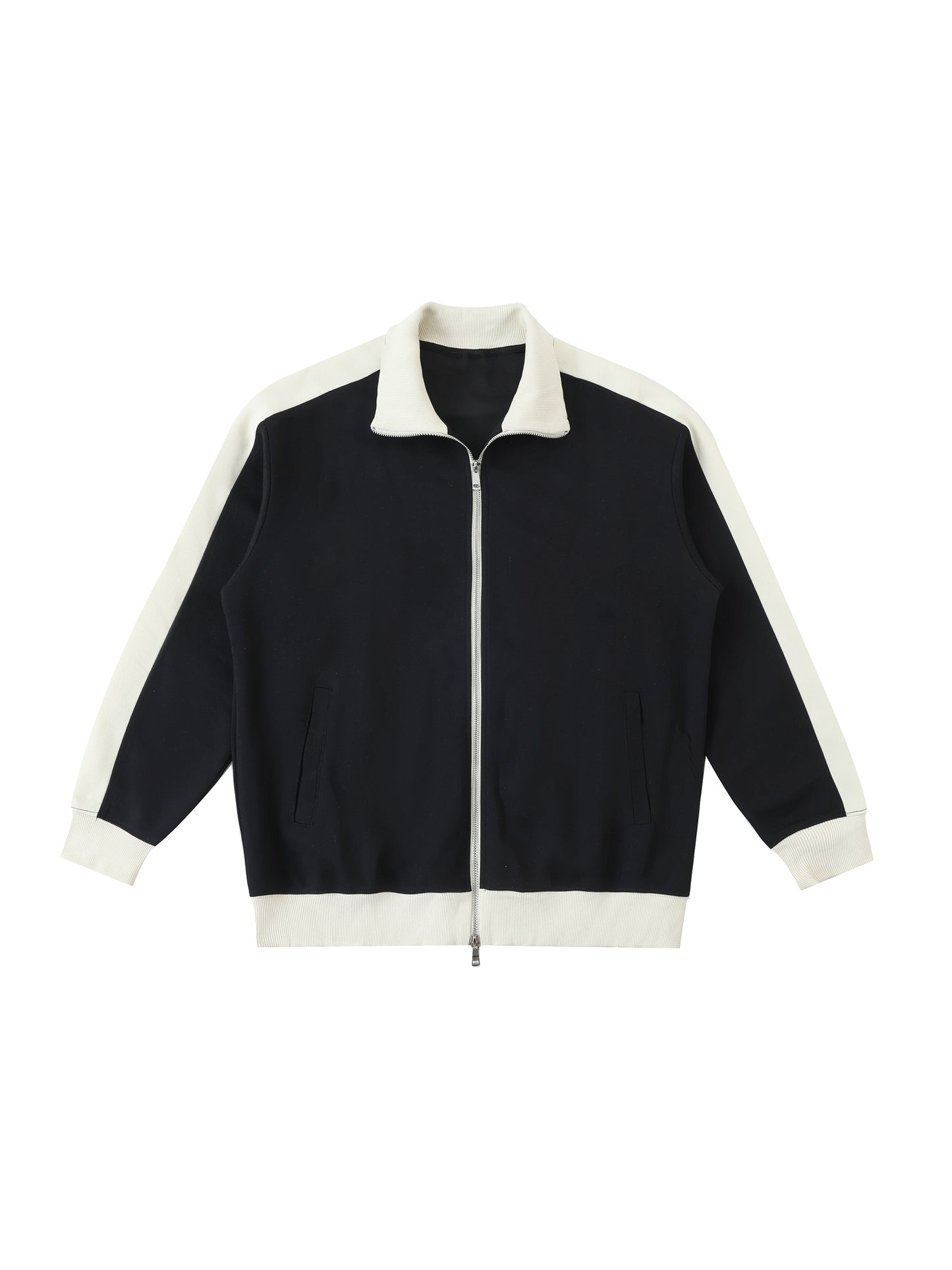 M8 Contrast Trim Stand Collar Jacket — Rosary Balance Edition