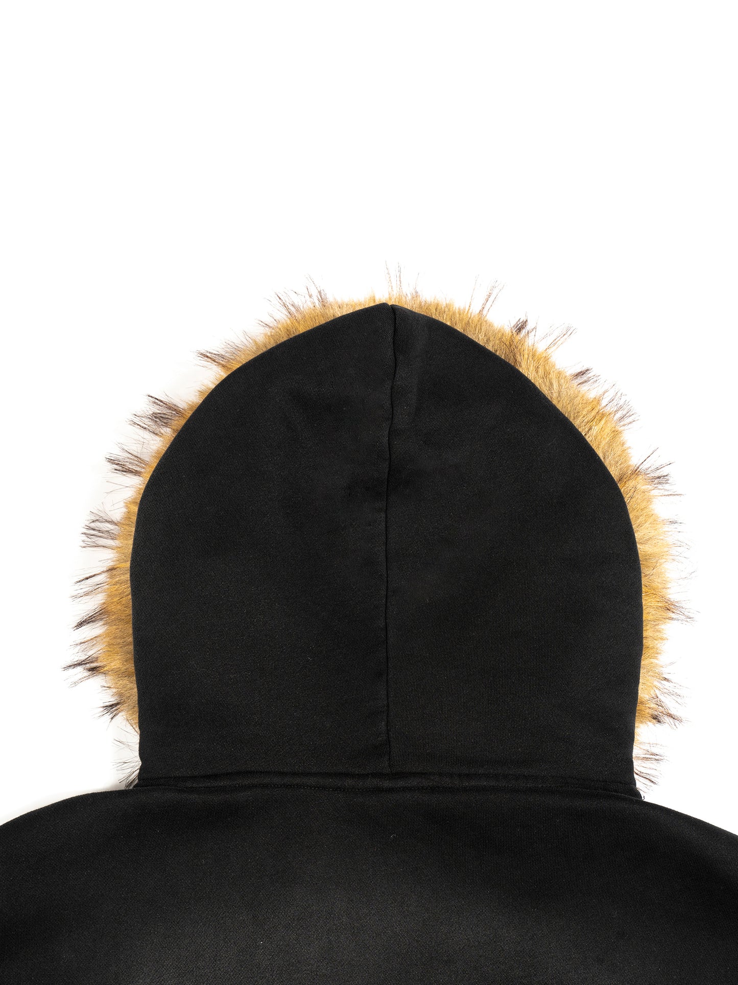 M8 Sun Face Boxy Hoodie — Time & Power Variant (Detachable Fur)