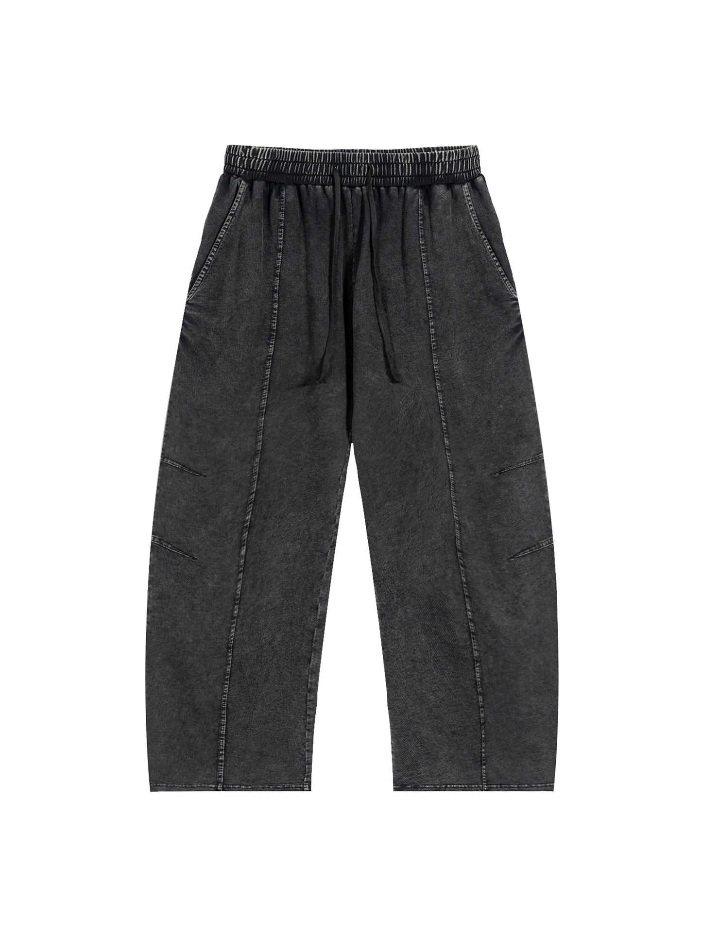 M8 Snow Washed Drawstring Cotton Pants — Balance Edition