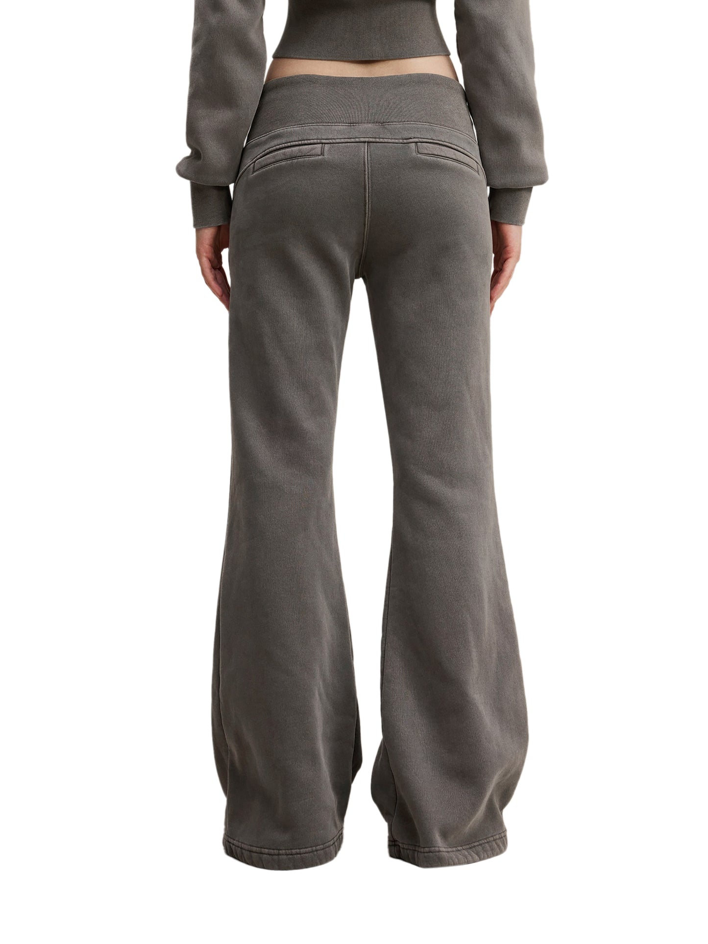 Women’s Vintage Washed Flared Fleece Pants —  Consequence