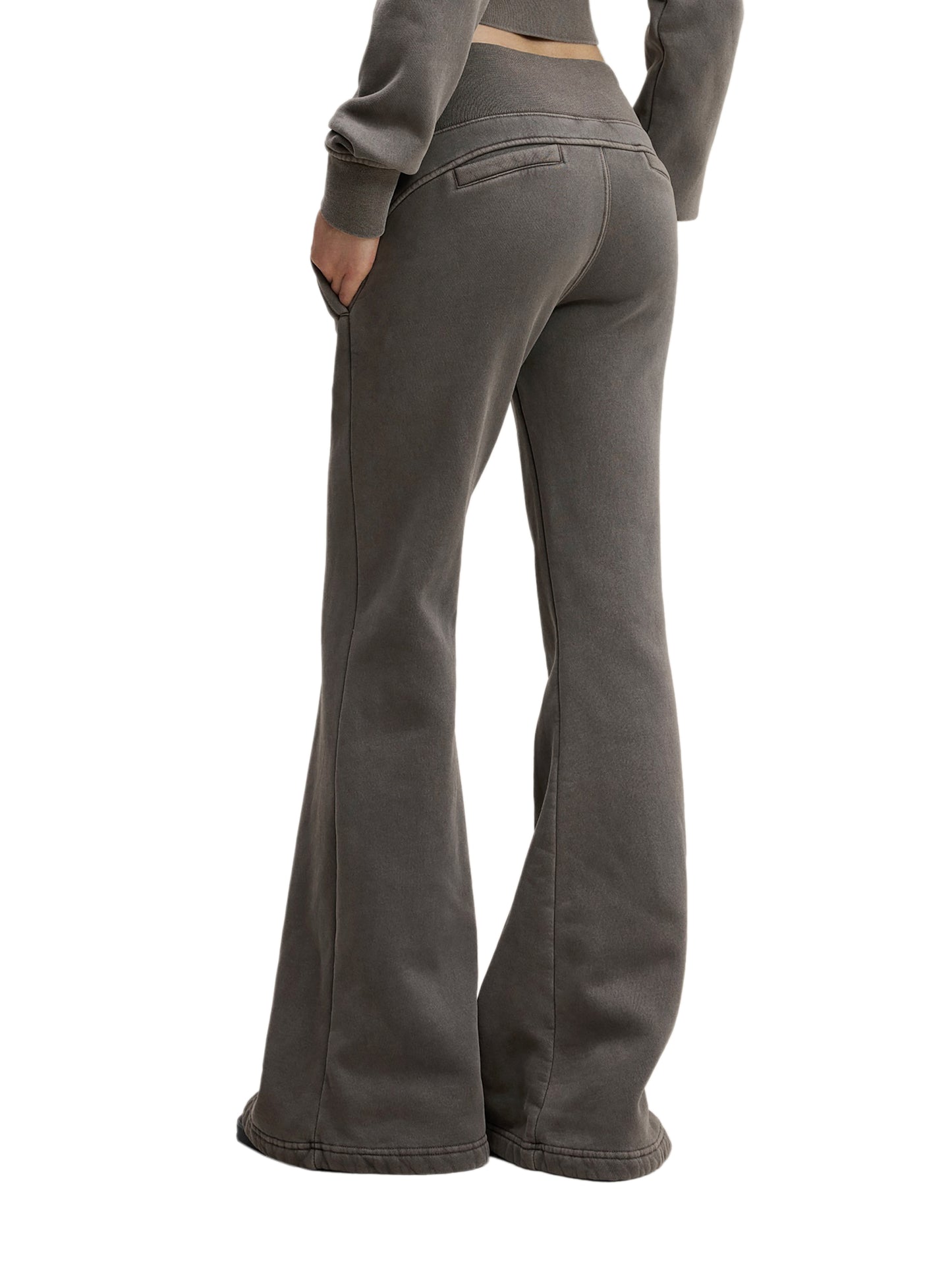 Women’s Vintage Washed Flared Fleece Pants —  Consequence